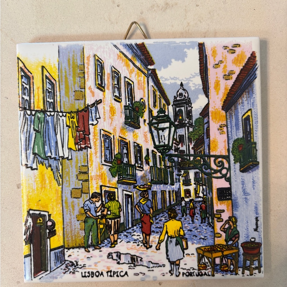 Colorful Ceramic Wall Art Tile Set from Portugal 🇵🇹 - Picture 6 of 9